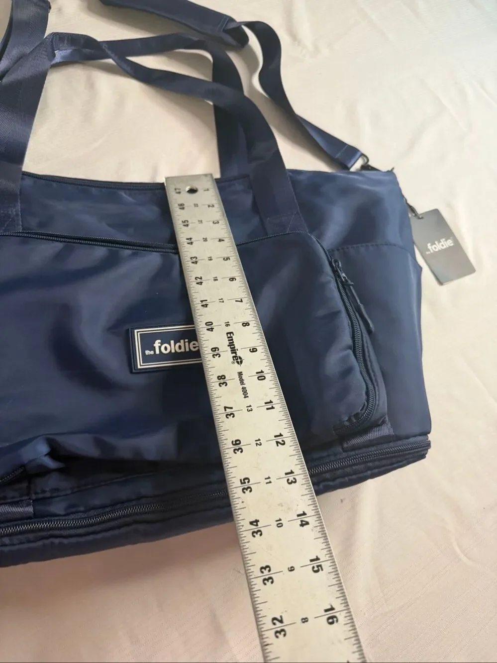 NWT Foldie Multi Purpose Navy Blue Travel Bag Tote New